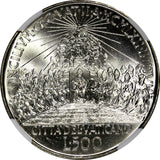 Vatican City John XXIII Silver 1962 500 Lire Ecumenical Council NGC MS64 KM# 74