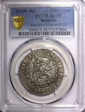 Belgium Flanders Louis II (1346-84) Silver Double 2 Gros PCGS AU55 Roberts-8155