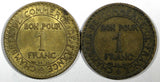 FRANCE 1922 1 Franc Chambers of Commerce KM# 876 RANDOM PICK (1 Coin) (24 940)
