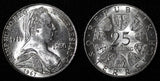 Austria Maria Theresia Silver 1967 25 Schilling UNC KM# 2901 (28 603)