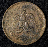 MEXICO  Bronze 1906 2 Centavos 	Wide date  KM# 419 (27 891)