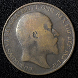 Great Britain Edward VII Bronze 1906 1 Penny KM# 794.2 (28 410)