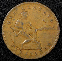 Philippines Bronze 1929 M 1 Centavo Manila Mint KM# 163 (24 376)