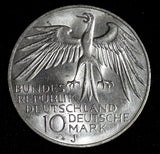 Germany Silver 1972 J 10 Mark Hamburg Olympic Games in Munich UNC KM# 133 (456)