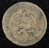 Mexico ESTADOS UNIDOS MEXICANOS Silver 1907 M 10 Centavos  KM#428 (27 293)