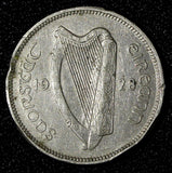 Ireland Republic 1928 6 Pence Irish Wolfhound KM# 5 (28 968)