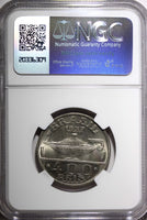 BRAZIL Oswaldo Cruz Copper-Nickel 1937 400 Reis NGC MS64 KM# 539 (030)