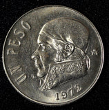 MEXICO 1972 Mo  Peso José Maria Teclo Morelos UNC KM# 460 (30 106)