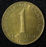 Austria Aluminum-Bronze 1979 1 Schilling UNC KM# 2886 (29 055)