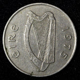 Ireland Republic Copper-Nickel 1975 10 Pence Salmon KM# 23 (28 958)