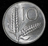 Italy Aluminum 1971 R 10 Lire Rome Mint KM# 93 (28 663)