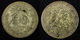 Mexico ESTADOS UNIDOS MEXICANOS Silver 1937 M  50 Centavos KM# 447 (27 242)