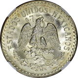 Mexico ESTADOS UNIDOS MEXICANOS Silver 1934 M Peso NGC MS65 GEM BU KM# 455 (046)