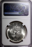 Norway Olav V Constitution Sesquicent.Silver 1964 10 Kroner NGC MS63 KM# 413 (1)
