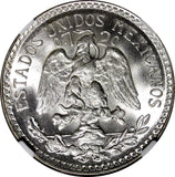 Mexico ESTADOS UNIDOS Silver 1944 M 50 Centavos NGC MS66 GEM BU KM# 447 (038)