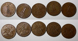 Trinidad & Tobago Bronze 1966-1973 1 Cent KM# 1 RANDOM PICK (1 Coin) (29 057)