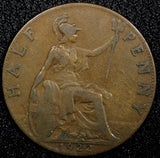 Great Britain George V Bronze 1922 1/2  Penny KM# 809 (24 233)