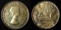 CANADA Silver 1953 $1.00 Dollar Flashy PL Nice Toned  KM# 54  (28 107)