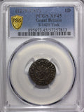 GREAT BRITAIN ENGLAND  Edward I.Silver (1279-1307) Penny York PCGS XF45 S-1429