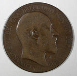 Great Britain Edward VII Bronze 1905 1 Penny KM# 794.2 (28 192)