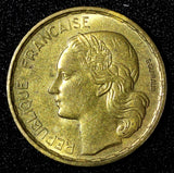 France 1950 20 Francs G.GUIRAUD 3 plumes UNC  KM# 917.1 (28 258)