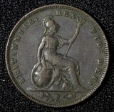 Great Britain George IV Copper 1829 Farthing KM# 697 (28 236)