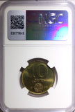 Hungary 1990 BP 10 Forint NGC MS66 Mintage-10.000 GEM BU KM# 739 (005)