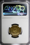 RUSSIA USSR Aluminum-Bronze 1940 3 KOPECKS NGC MS63  Y# 107 (005)