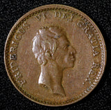 DENMARK Frederik VI Copper 1813 1 Rigsbankskilling KM# 680 (28 528)