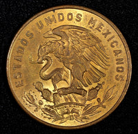 MEXICO  Bronze 1964 Mo 20 Centavos Red Toned UNC  KM# 440 (27 370)