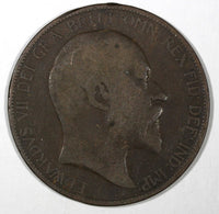 Great Britain Edward VII Bronze 1906 1 Penny KM# 794.2 (28 194)