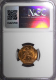 Great Britain George V Bronze 1931 Farthing NGC MS64 RB NICE RED  KM# 825 (034)