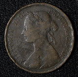Great Britain Victoria Bronze 1887 1/2 Penny KM# 754 (28 892)