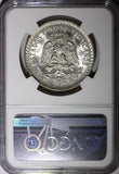Mexico ESTADOS UNIDOS MEXICANOS Silver 1943 M Peso NGC MS65 GEM BU KM# 455 (7)