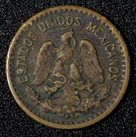 Mexico Bronze 1942 1 Centavo WWII Issue KM# 415 (27 870)