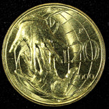 SAN MARINO 2000 20 Lire Solidarity Mint-28 000 UNC KM# 400 RANDOM PICK (1 Coin)