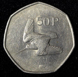 Ireland Republic Copper-Nickel 1975 50 Pence 30 mm  KM# 24 (28 964)