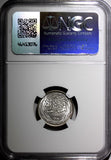 Egypt Occupation Coinage Silver AH1335/1917 H 2 Piastres NGC MS63 KM# 317.2 (35)