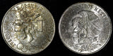 MEXICO Silver 1968 Mo  25 Pesos Olympic  22.5 g UNC Sparkle Toning KM#479.1 (34)