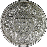 India-British George V Silver 1920 (C) Rupee Calcutta Mint KM# 524 (24 787)
