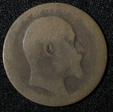 GREAT BRITAIN Edward VII Bronze 1904 1 Penny KM# 794.2 (28 936)