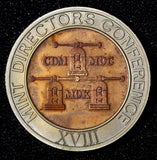 Russia 1994 bi-metallic Numismatic jeton token St. Petersburg Mint conference