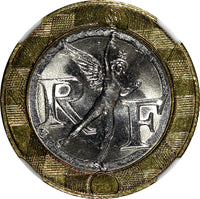FRANCE 1990 10 Francs Spirit of Bastille NGC MS66 GEM BU KM# 964.1 (042)
