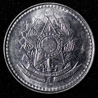 BRAZIL Stainless steel 1988 10 Cruzados UNC/BU KM# 607  (28 089)