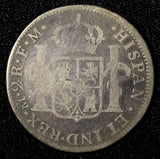 Mexico SPANISH COLONY  Charles III Silver 1789 Mo FM 2 Reales KM# 88.2a (28 402)