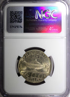 BRAZIL Oswaldo Cruz Copper-Nickel 1937 400 Reis NGC MS63 KM# 539 (008)