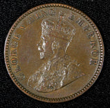 India-British George V Bronze 1934 (C) 1/4 Anna KM# 512 (27 404)