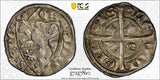 BELGIAN LIEGE John of Flanders (1282-92) Esterlin AR PCGS MS61 TOP GRADED D-502