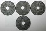 FRANCE  Zinc 1943 20 Centimes WWII Issue KM# 900.1 RANDOM PICK ( 1 COIN ) (934)