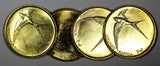 Slovenia  1999 2 Tolarja A barn swallow UNC KM# 5 RANDOM PICK (1 Coin) (862)
